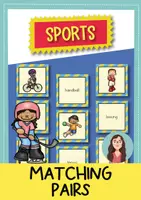 Προεπισκόπηση - Flashcards - Sports Matching Pairs Game (English) / Αθλητικό παιχνίδι ζευγαριών που ταιριάζουν - Εξώφυλλο