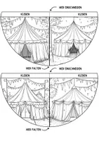 Vorschau - Zirkuszelt Lesezeichen Leseecke Zirkus ausmalen Kunst basteln Ausmalbilder - Seite 3