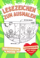 Vorschau - Arbeitsblätter - Clown Lesezeichen Leseecke Zirkus ausmalen Kunst basteln Ausmalbilder - Deckblatt