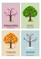 Vista previa - Tarjetas / Manipulativos - MEMORY ESTACIONES DEL AÑO EN ESPAÑOL Y CATALÁN - página 1