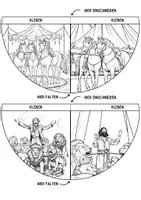 Vorschau - Zirkus Lesezeichen Leseecke ausmalen Manege Kunst basteln Ausmalbilder - Seite 3