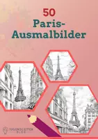 Vorschau - Mal- und Bastelvorlagen - 50 Paris-Ausmalbilder - Deckblatt