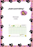 Vorschau - Spiele - Stadt-Land-Frühling - Deckblatt