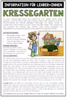 Vorschau - Stundenentwürfe - MEIN GARTEN - Bastelvorlage & Anleitung für einen Kressegarten - Seite 1