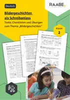 Vorschau - Arbeitsblätter - Bildergeschichten als Schreibanlass: Texte, Checklisten und Übungen - Deckblatt