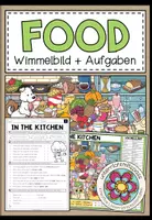 Vorschau - Arbeitsblätter - Food - Wimmelbild + Aufgaben (Englisch 3.-5. Schulstufe) - Deckblatt