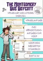Vorschau - Arbeitsblätter - The Montgomery Bus Boycott - Vocabulary & Listening - Deckblatt