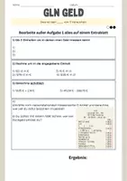 Vorschau - Arbeitsblätter - GLN Größen - Geld, Zeit, Längen, Sachaufgaben, Gewicht - Seite 2