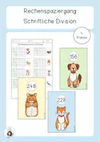 Vorschau - Arbeitsblätter - Rechenspaziergang schriftliche Division - Deckblatt