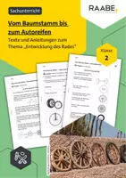 Vorschau - Arbeitsblätter - Entwicklung des Rades: vom Baumstamm bis zum Autoreifen - Deckblatt
