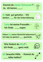 Vorschau - Arbeitsblätter - Materialpaket - Deklination der Personalpronomen - DaZ/DaF - Seite 3