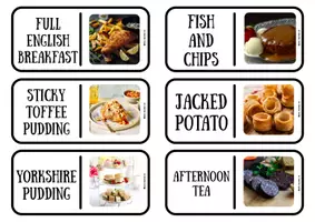 Vista previa - Tarjetas / Manipulativos - BRITISH DISHES: DOMINO - página 2