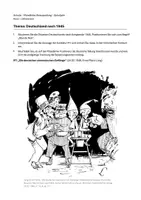 Vorschau - Klassenarbeiten - Mündliche Abiturprüfung Klausur Geschichte Deutschland nach 1945 - Seite 1