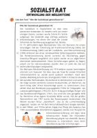 Vorschau - Arbeitsblätter - Sozialstaat: Zeitstrahl mit Meilensteine - Seite 1