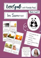 Vorschau - Fördermaterial/Inklusion - Im Sommer, Lesekarten für Erstleser (Silbenmethode), Nr. 010 - Deckblatt