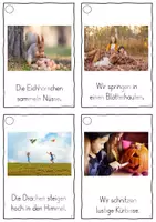 Vorschau - Fördermaterial/Inklusion - Im Herbst, Lesekarten für Erstleser (Silbenmethode), Nr. 011 - Seite 3
