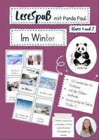 Vorschau - Fördermaterial/Inklusion - Im Winter, Lesekarten für Erstleser (Silbenmethode), Nr. 012 - Deckblatt