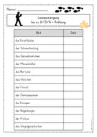 Vorschau - Arbeitsblätter - Lesespaziergang Frühling (Kl. 1/2) - für Flex und Flora - Seite 3