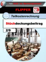 Vorschau - Arbeitsblätter - Stückdeckungsbeitrag (Teilkostenrechnung Flipper 2/9) - Deckblatt