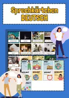 Vorschau - Bildkarten - Sprechkärtchen/Sprachanlässe DaZ - Deckblatt
