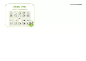 Vorschau - Fördermaterial/Inklusion - Klettmappe "Wer mit wem?" - optische Differenzierung - Seite 3