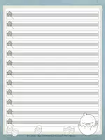 Vorschau - Arbeitsblätter - Briefpapier "Ostern" - Lineatur - 8 Versionen - Seite 3