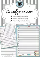Vorschau - Arbeitsblätter - Briefpapier "Back to School" - Lineatur - 4 Versionen - Deckblatt