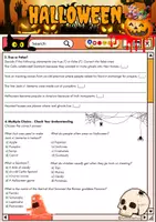 Vorschau - Arbeitsblätter - Halloween "The Spooky Season" Reading - Grade 8/9 - Seite 2