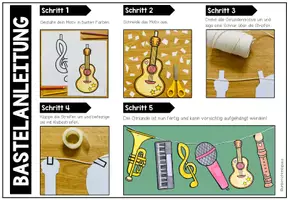 Vorschau - Mal- und Bastelvorlagen - Klassenzimmer Deko Grundschule – Halloween, Weihnachten, Herbst, Winter, Sommer, Frühling, Ostern, Einschulung, Girlanden, Wimpelkette | Materialpaket - Seite 3