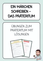 Vorschau - Arbeitsblätter - Märchen schreiben - Üben des Präteritums - Deckblatt
