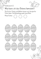 Vorschau - Arbeitsblätter - Kombinatorik Ostereier - 3 Aufgaben Freebie - Seite 2
