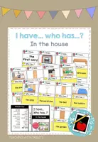 Vorschau - Spiele - I have... who has...? In the house, rooms and furniture - Deckblatt
