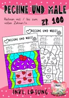 Vorschau - Arbeitsblätter - Rechne und male: ZR 100 - Deckblatt