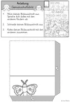 Vorschau - Arbeitsblätter - Gemeinschaftsbild / Kooperatives Poster - "Bei uns ist immer tierisch was los!" - Seite 3