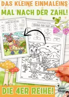 Vorschau - Arbeitsblätter - Das kleine Einmaleins-Ausmalbilder/Rechenbilder: Rechnen und Malen! 4er Reihe! - Deckblatt