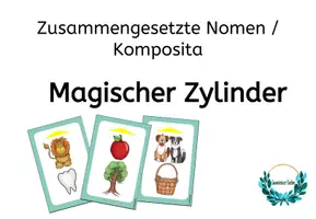 Vorschau - Spiele - Magischer Zauberhut: Zusammengesetzte Nomen / Komposita - Seite 1