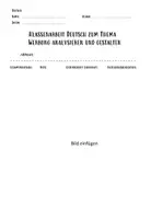 Vorschau - Arbeitsblätter - Klassenarbeit Werbeanalyse Werbung mit Differenzierung - Deckblatt