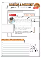 Vorschau - Arbeitsblätter - Write a comment | 🖊️Writing | Opinion | Discuss - Seite 1