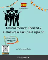 Vorschau - Bildkarten - Spanische Redekarten "Latinoamérica, libertad y dictadura a partir del siglo XX" - Seite 1