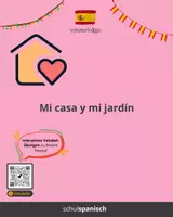 Vorschau - Bildkarten - Spanische Redekarten "Mi casa y mi jardín" - Seite 1