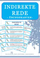 Vorschau - Aufgabenkarten - Deutsch: Indirekte Rede - Übungskarten - Deckblatt