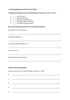 Vorschau - Arbeitsblätter - worksheet - Do? and Does? - Seite 1