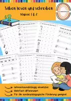 Vorschau - Arbeitsblätter - Silben lesen und schreiben - Deckblatt
