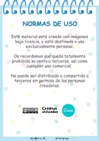 Vista previa - Tarjetas / Manipulativos - Cuaderno de lectoescritura manipulativa - página 1