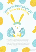 Vorschau - Spiele - Osterschnitzeljagd für Kinder ab 3 Jahren - Deckblatt