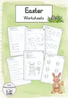 Vorschau - Arbeitsblätter - Easter (Ostern): Differenzierte Englisch-Arbeitsblätter - Deckblatt