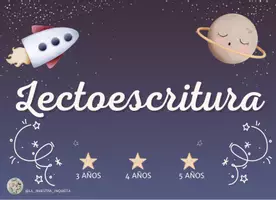 Vista previa - Juegos / Gamificación - Actividades lectoescritura universo - Portada
