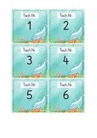 Vorschau - Mal- und Bastelvorlagen - Delfinklasse - Tischfarben und Tischnummern - Seite 2