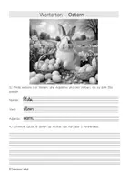 Vorschau - Arbeitsblätter - Wortarten "Ostern", 4 Arbeitsblätter - differenziert, Klasse 2-5 - Seite 2