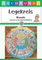 Vorschau - Fördermaterial/Inklusion - Legekreis Monate - Deckblatt